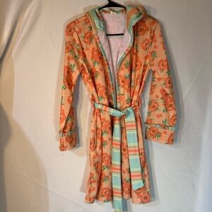 Matilda Jane Dream Chasers Winding Down Hooded Robe Cottagecore Size L (12-14)